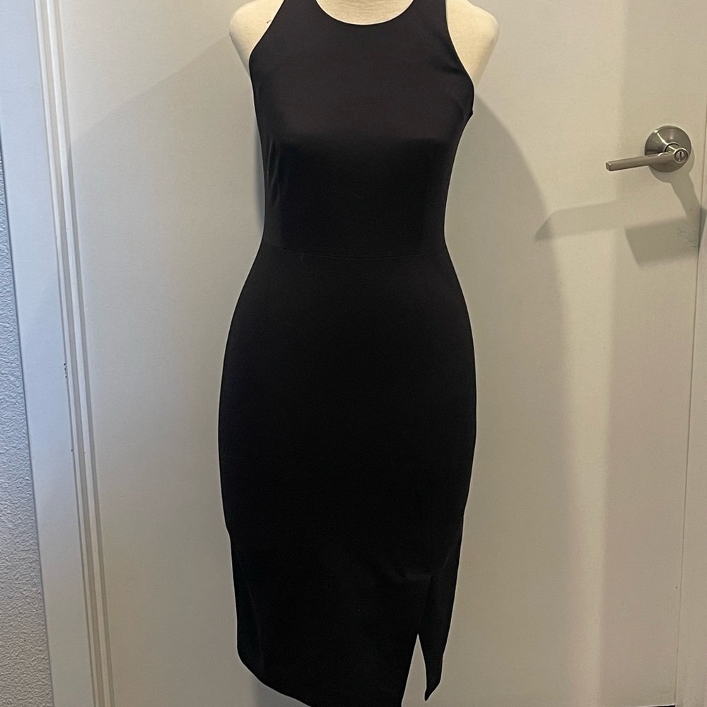NWT Banana Republic Bi-Stretch Racer-Neck Sheath Dress
